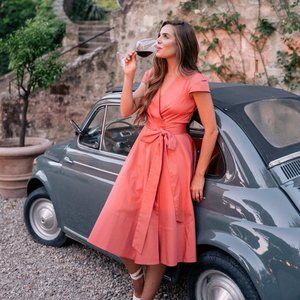 🌷 NEW Gal Meets Glam Addison Midi Dress in Desert Rose 20